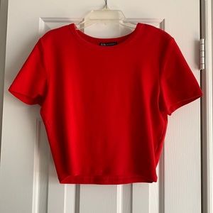 Zara Cropped T-Shirt